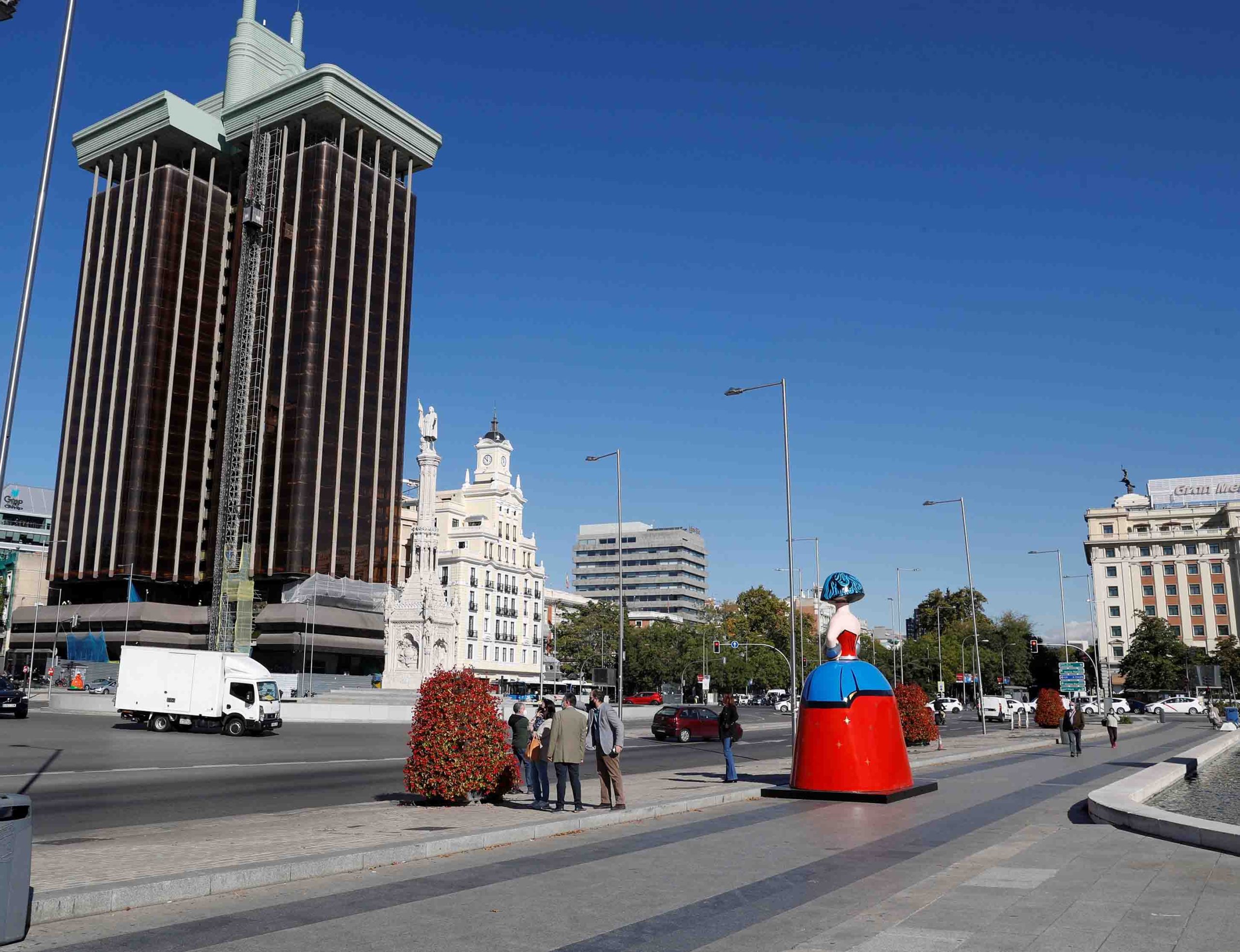 Plaza Colón de Madrid. / EFE