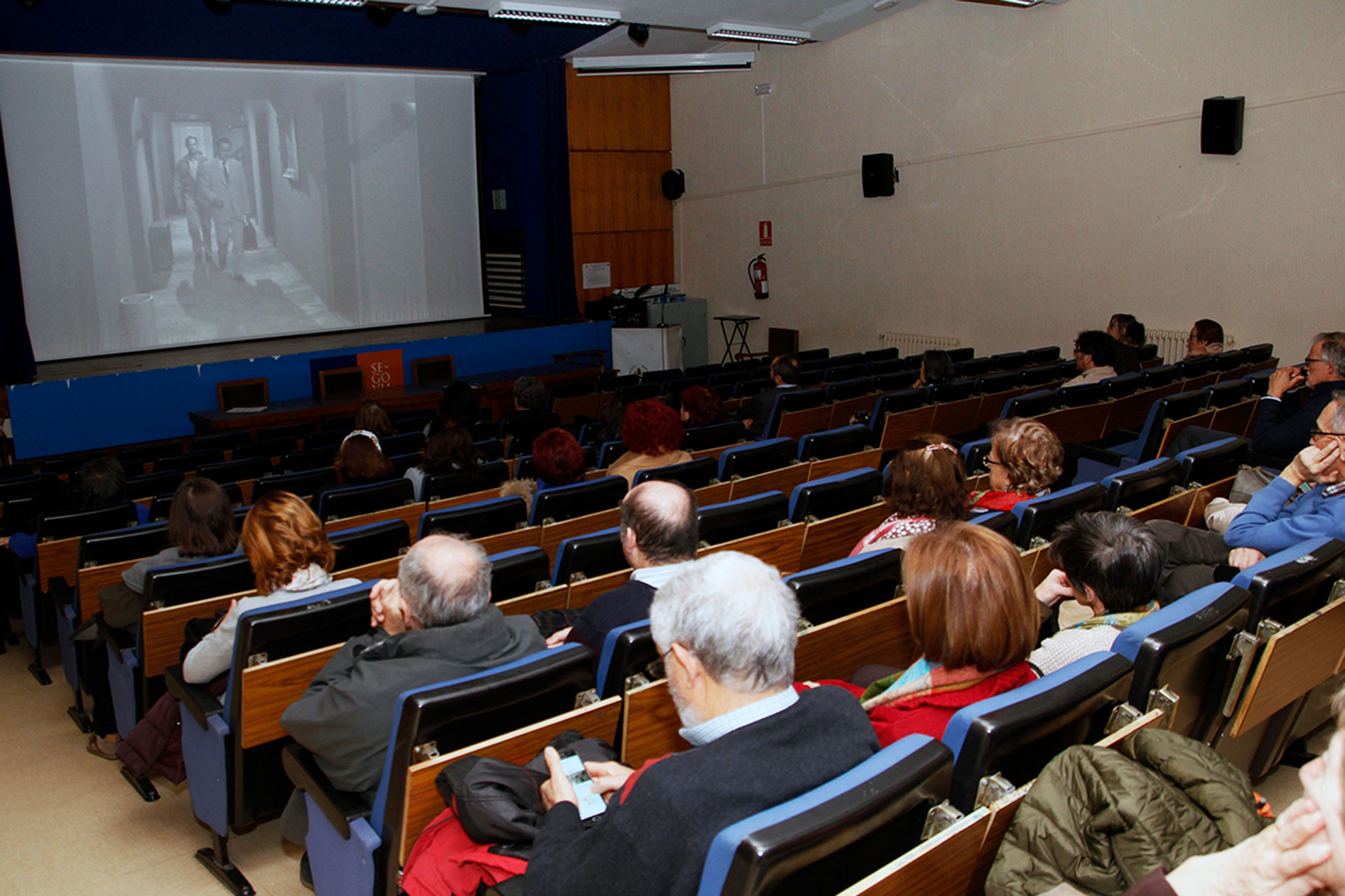 Una de las proyecciones del Cine Club Studio. / NEREA LLORENTE