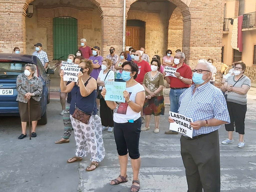 Los vecinos de Lastras se han manifestado en numerosas ocasiones. /E.A.