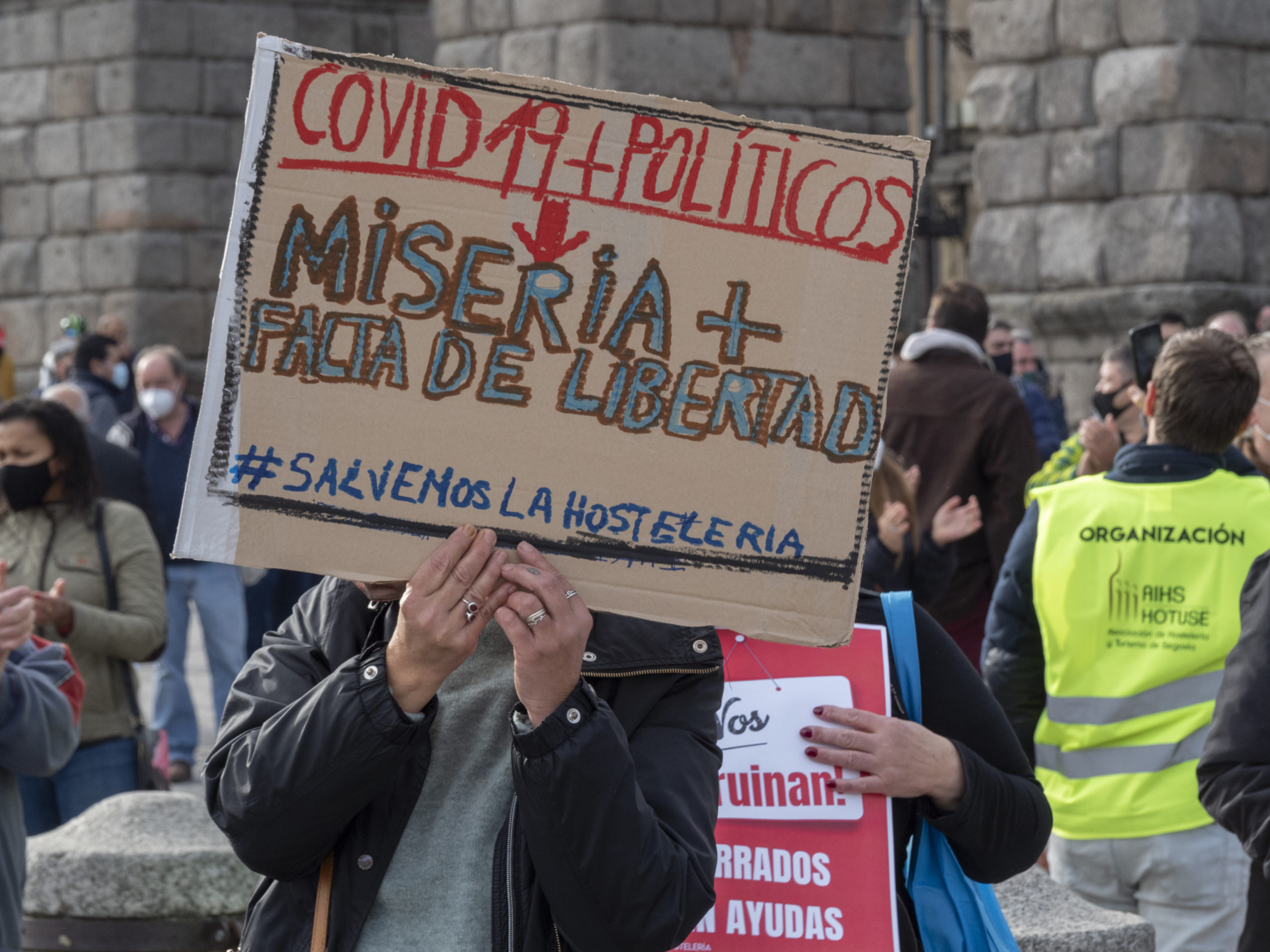 Manifestación de la hostelería. / KAMARERO