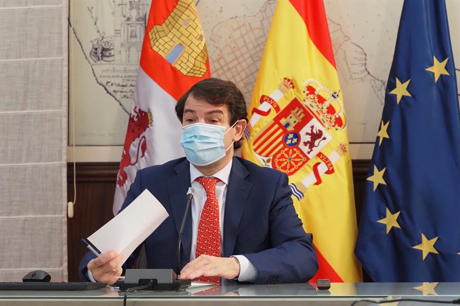 El presidente de la Junta de Castilla y León, Alfonso Fernández Mañueco. EFE/R.García