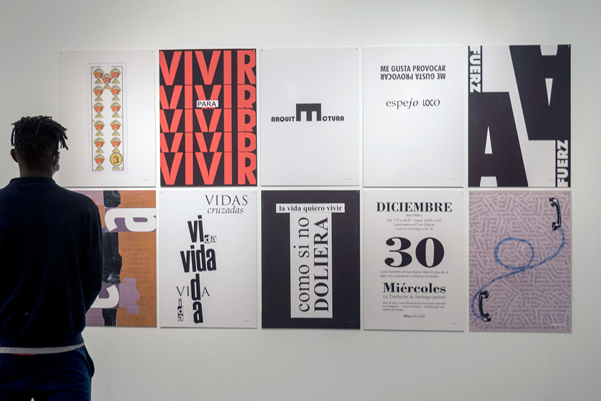 Obras que estos días se pueden ver en el espacio expositivo de Segovia. /KAMARERO