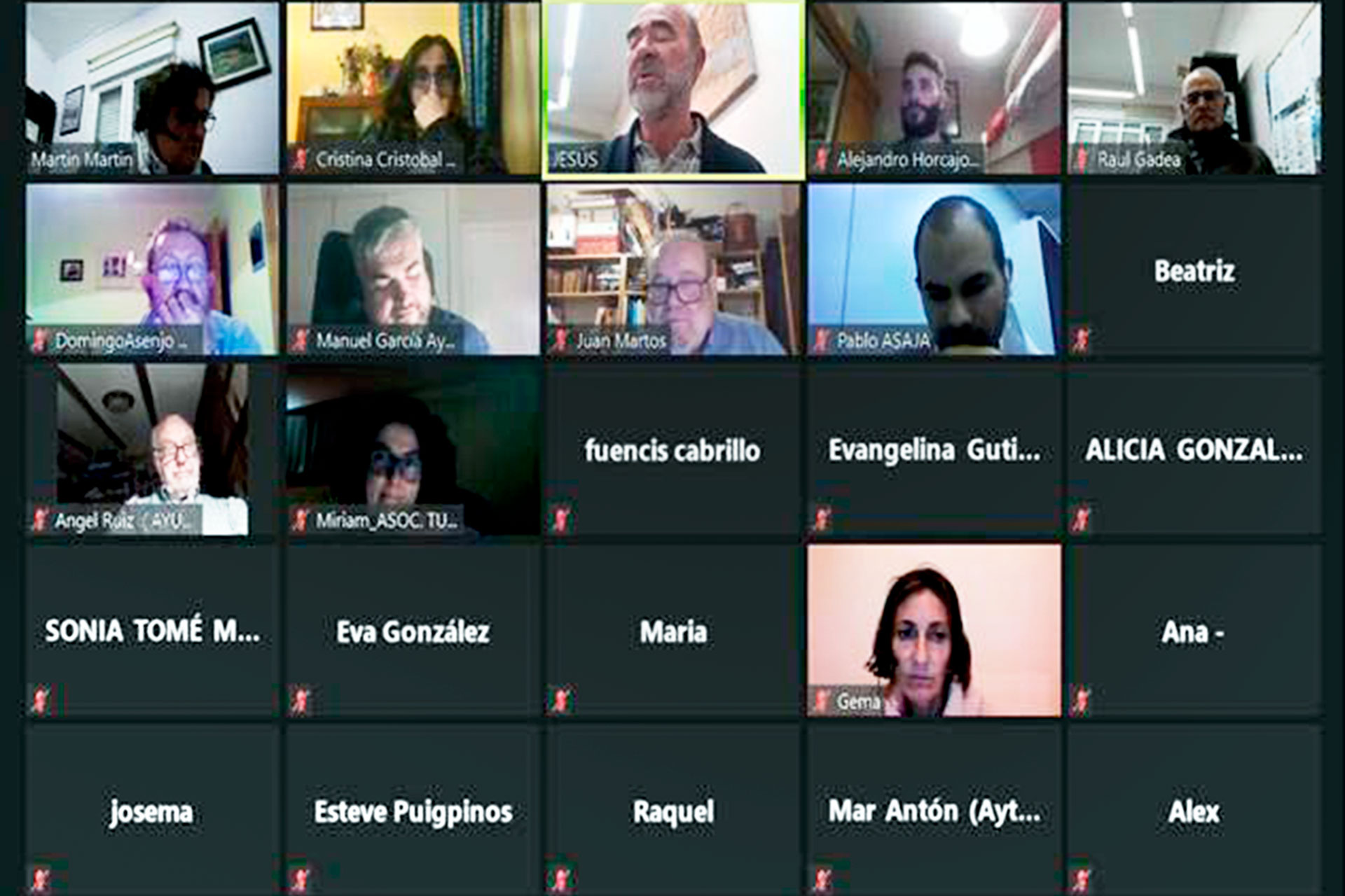 La crisis sanitaria hizo que la asamblea tuviera que celebrarse de forma telemática. / E.A