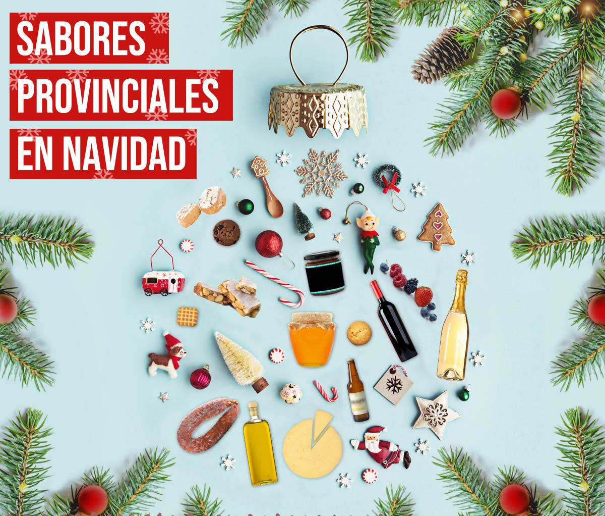 Cartel de la iniciativa 'Sabores Provinciales en Navidad'. / E.A