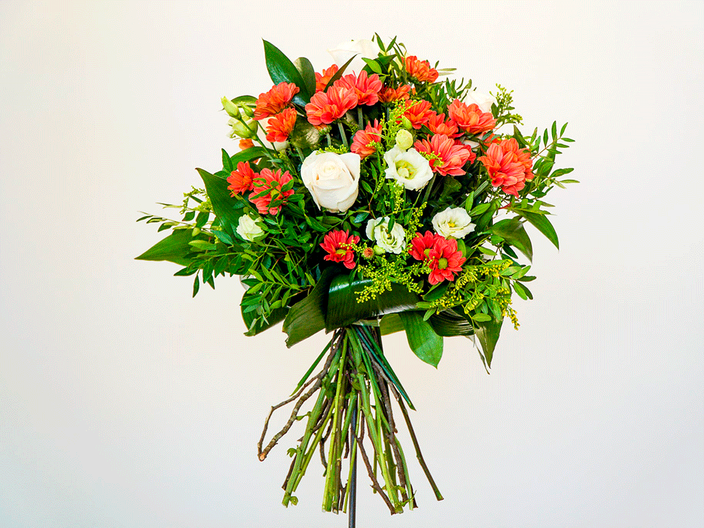 El ramo ‘Pociague’ es uno de los creados por Floraila para evocar los pueblos desaparecidos de Segovia. / EL ADELANTADO