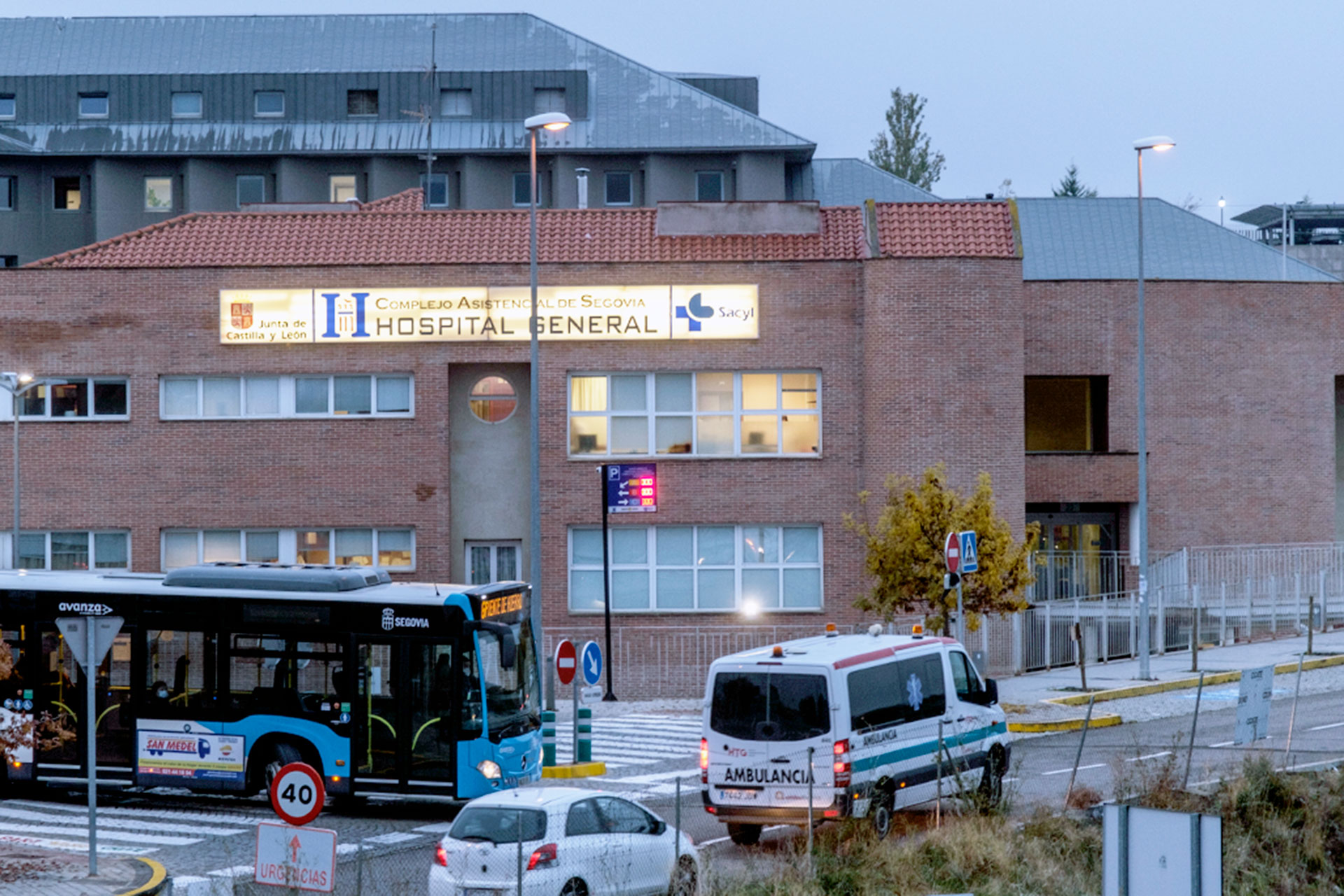 Nuevo fallecido por Covid-19 y repunte de positivos diarios en Segovia 1 Hospital General de Segovia. / KAMARERO