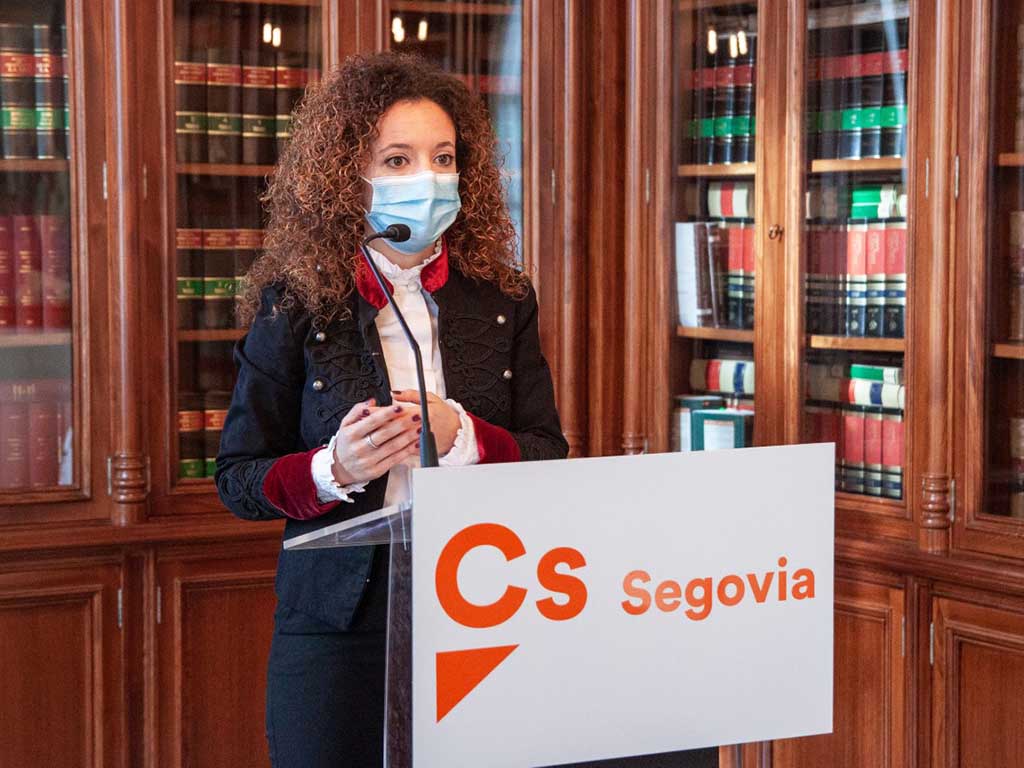 La portavoz de Ciudadanos Segovia, Noemí Otero. / EL ADELANTADO