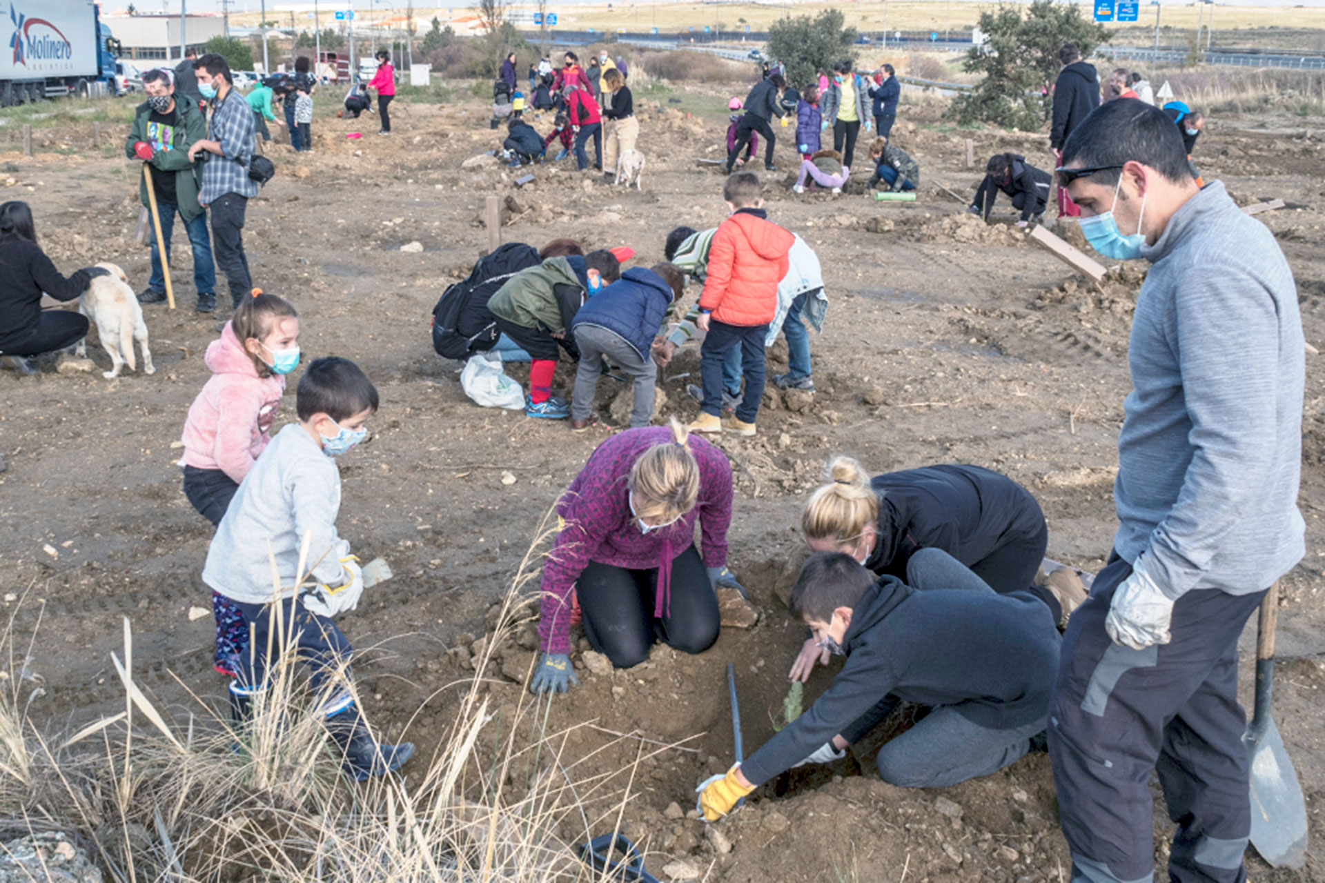 La iniciativa municipal, en colaboración con Green Friends y Segovia por el Clima, ha tenido muy buena acogida. / Kamarero