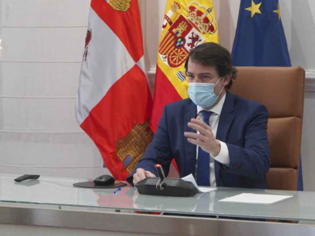 Mañueco, durante una comparecencia de prensa. / EL ADELANTADO