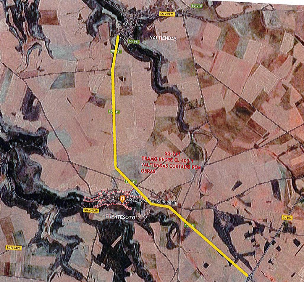 Tramo que será cortado por obras. / E.A