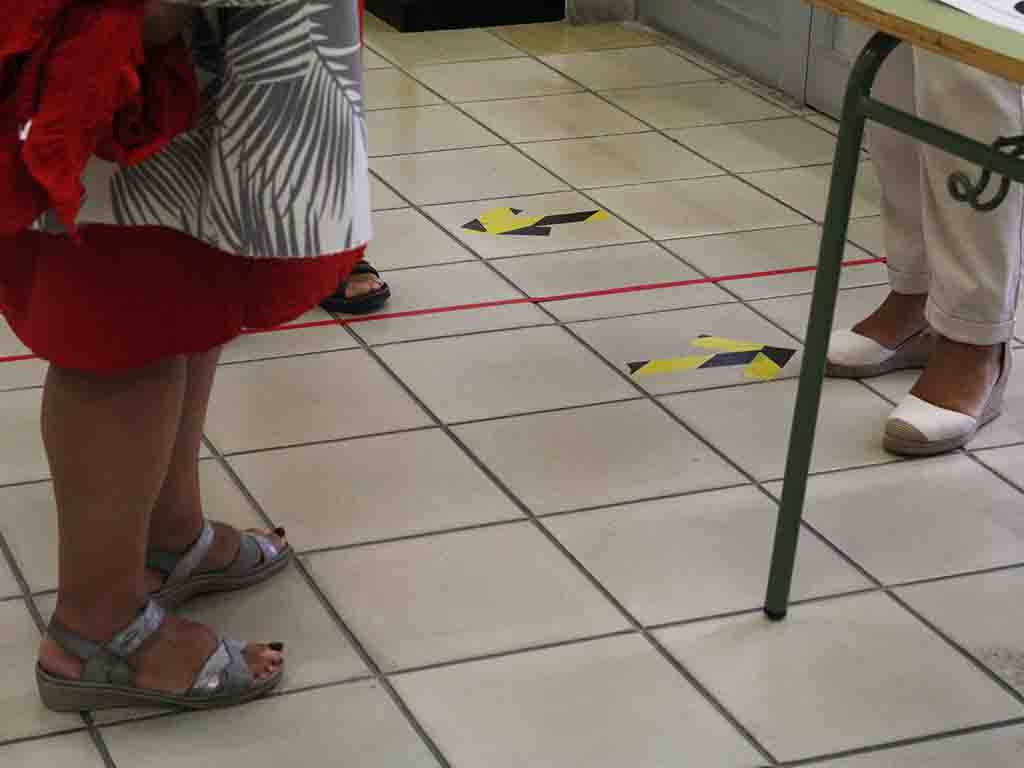 Aula de un colegio de Segovia. / NEREA LLORENTE