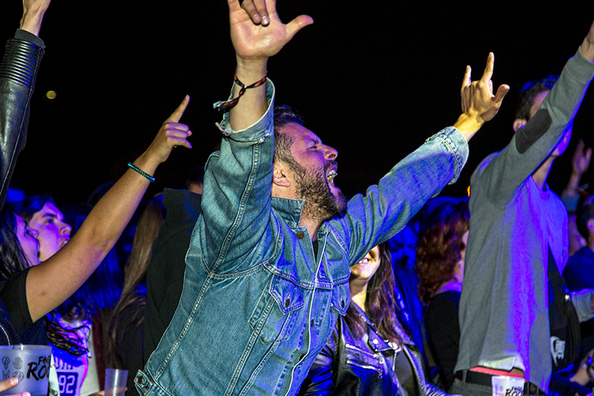 El público, durante un concierto de Fogo Rock. / E.A