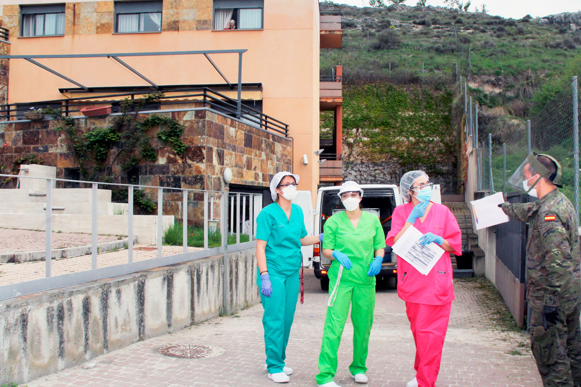 La Residencia Valdihuertos era uno de los pocos centros que había permanecido libre de Covid-19 hasta ahora. / C.N