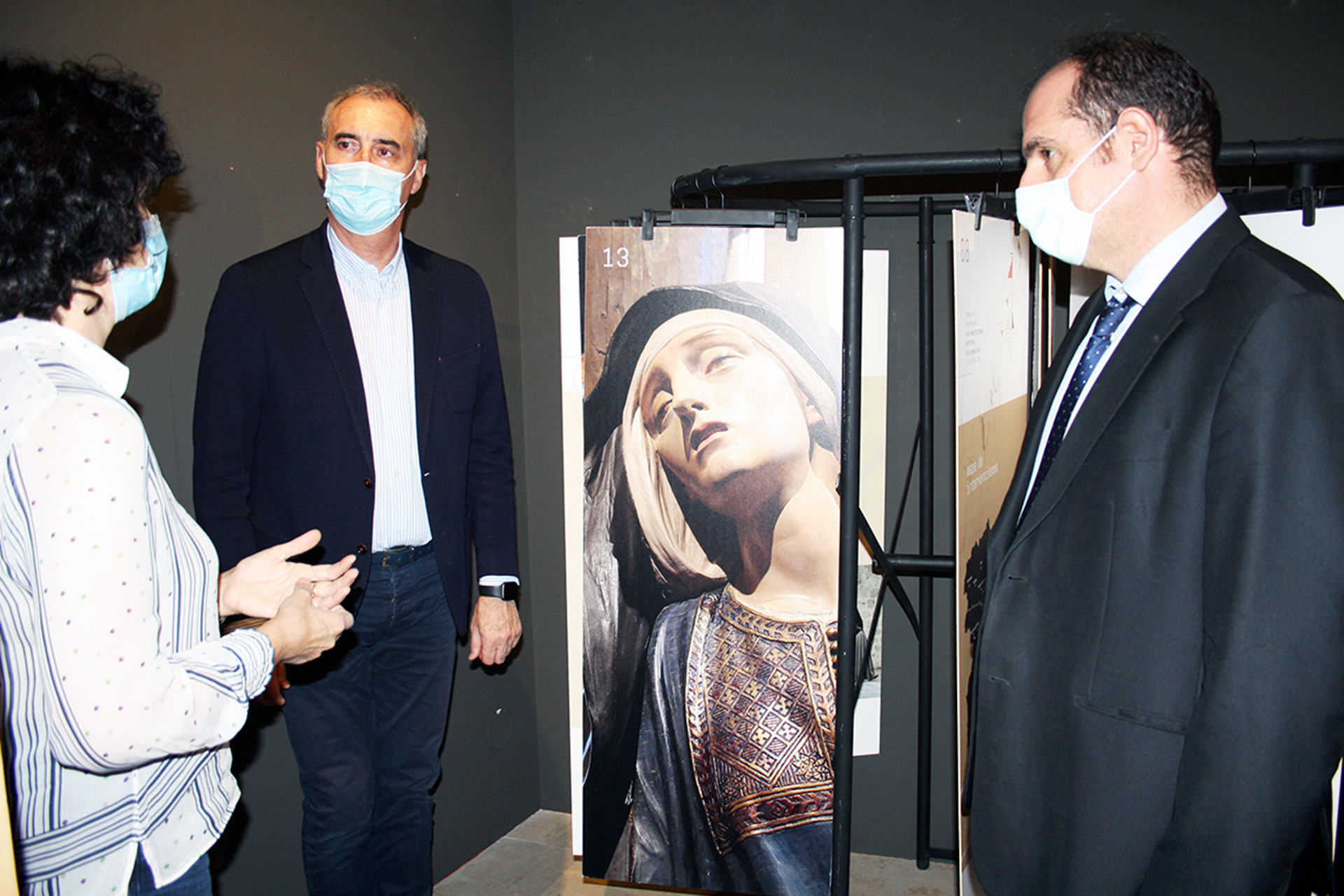 José Mazarías, delegado de la Junta en la provincia, durante su visita al Museo de Segovia. / E.A