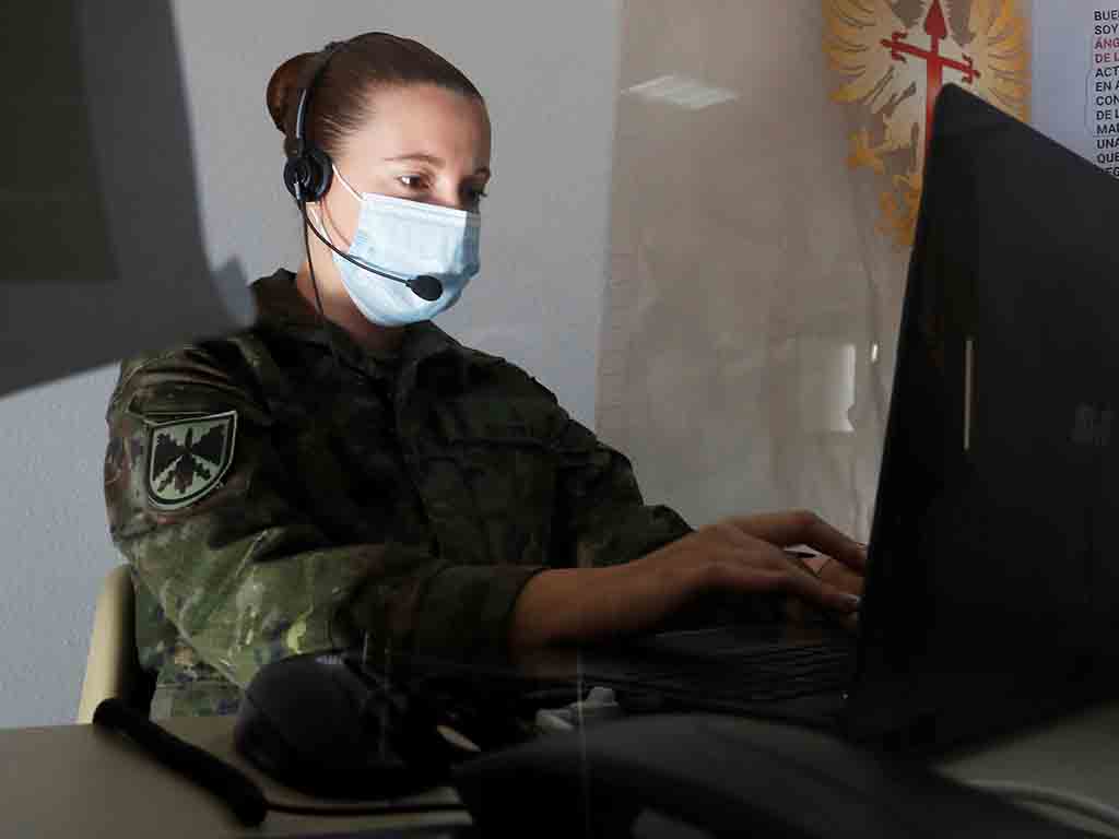 Rastreadores miliares. / EFE-ZIPI