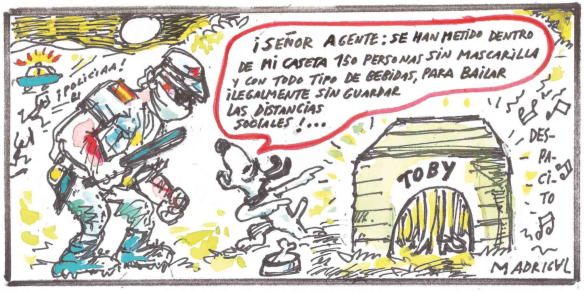 03 01 Madrigal Colaboracion 17 12 2020 caseta perro botellon