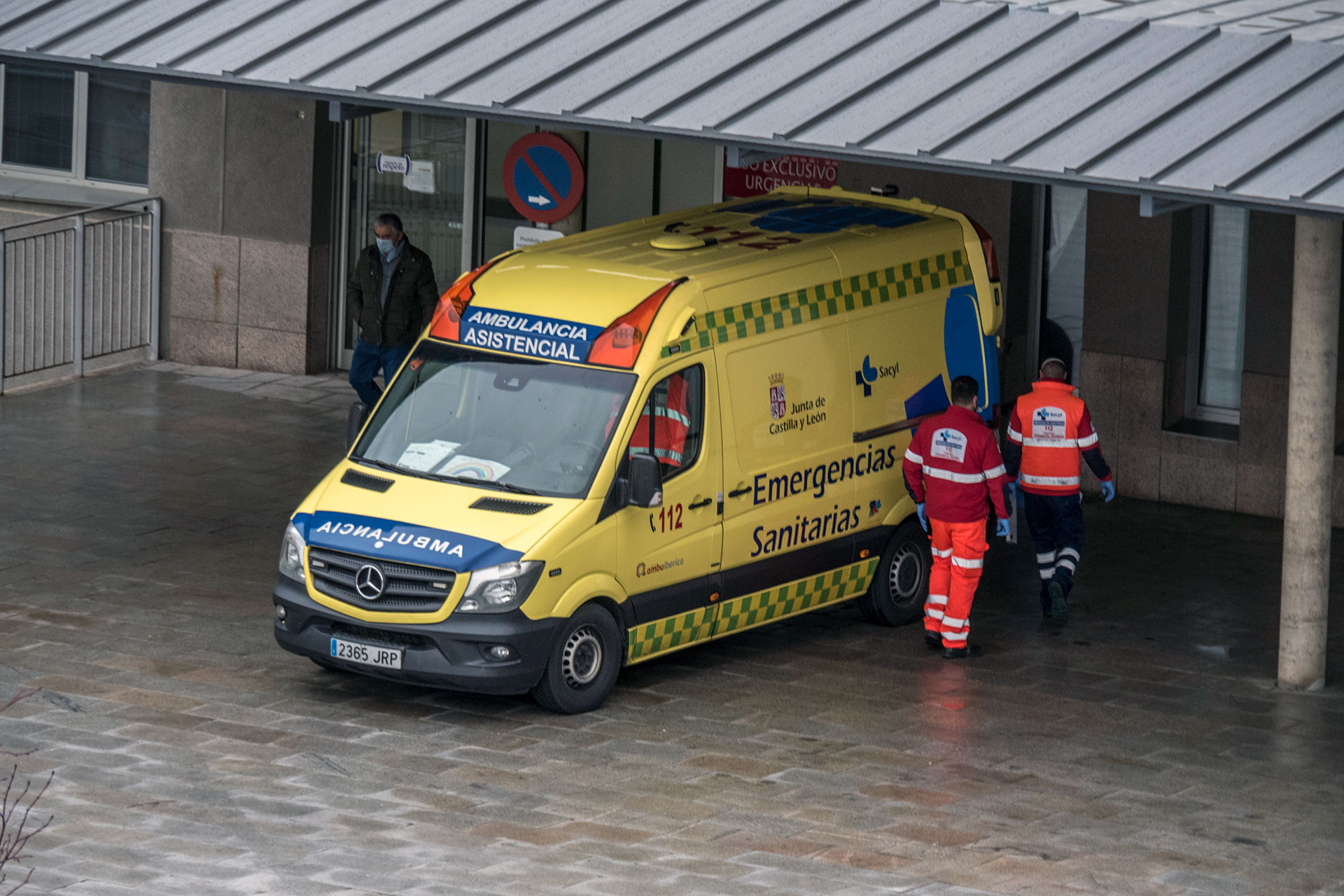 El Hospital General mantiene su presión asistencial en niveles moderados. / KAMARERO