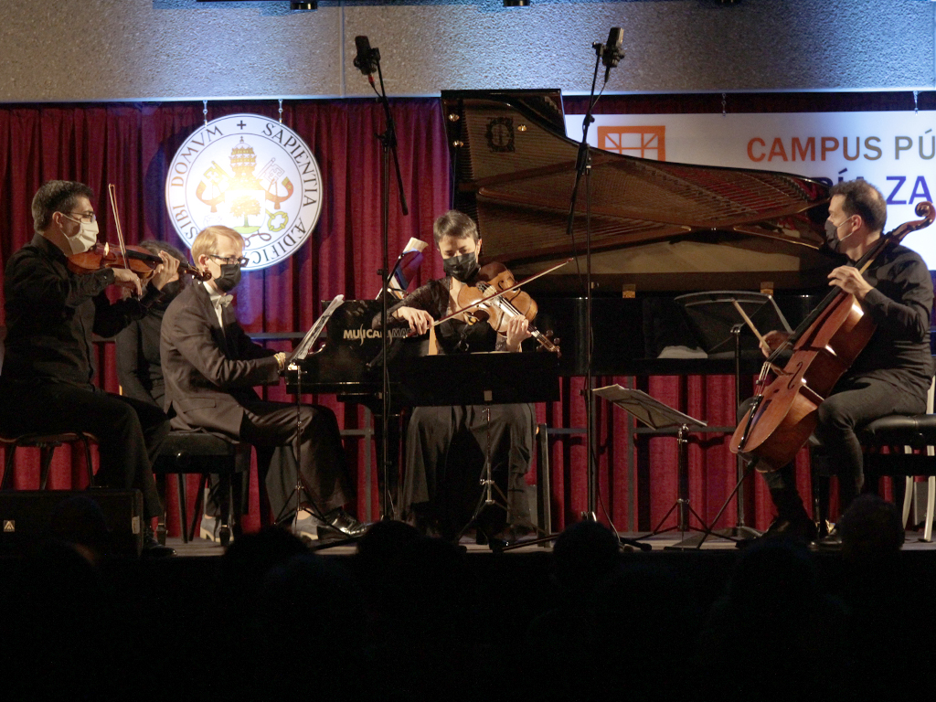 El conjunto Ensamble 442, en su versión cuarteto con piano. / N. LLorente