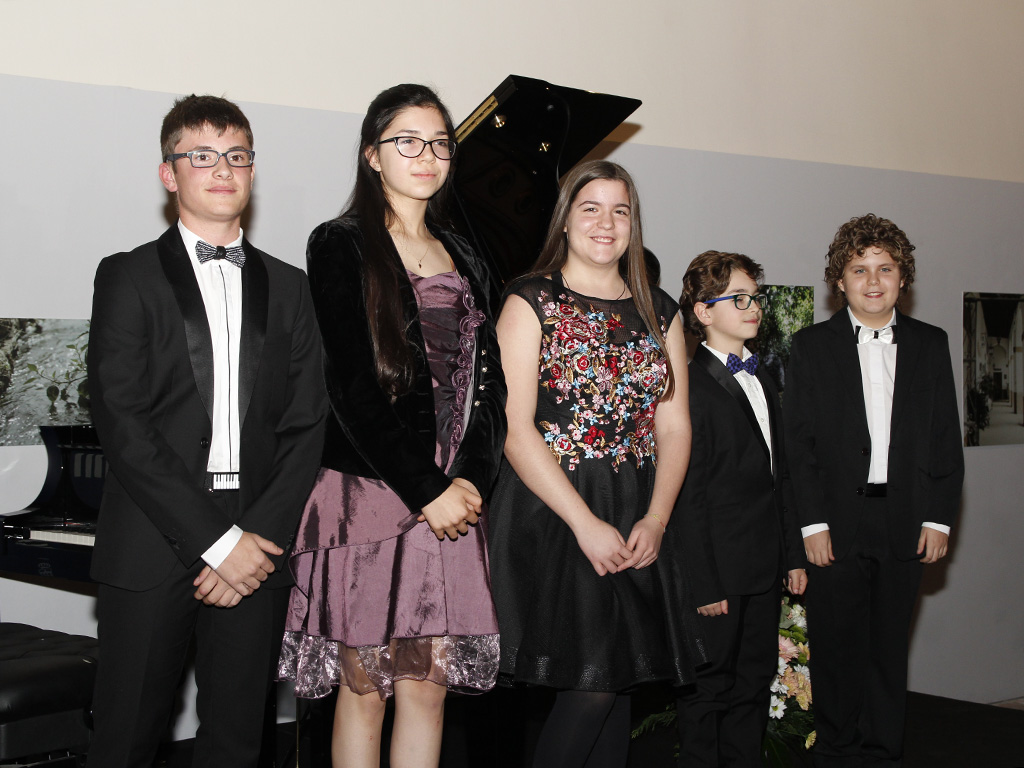 Ganadores de la edición 2019 del Premio Infantil de Piano Santa Cecilia. / Nerea LLorente