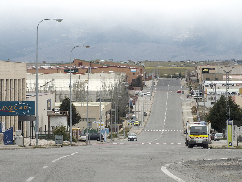 El polígono de Hontoria contará con un nuevo colector de 451 metros. / Nerea LLorente