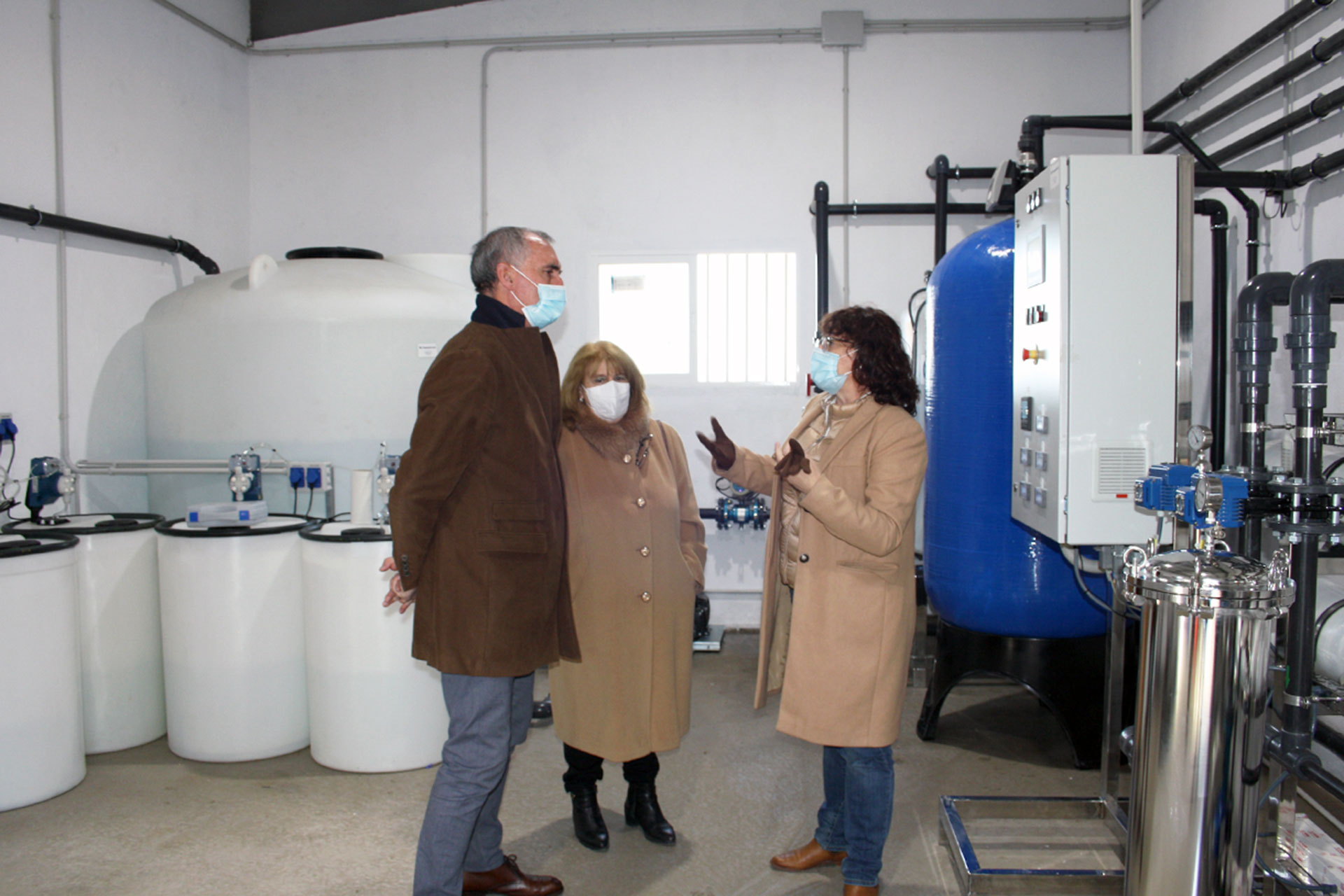 Visita a la nueva instalación. /E.A.