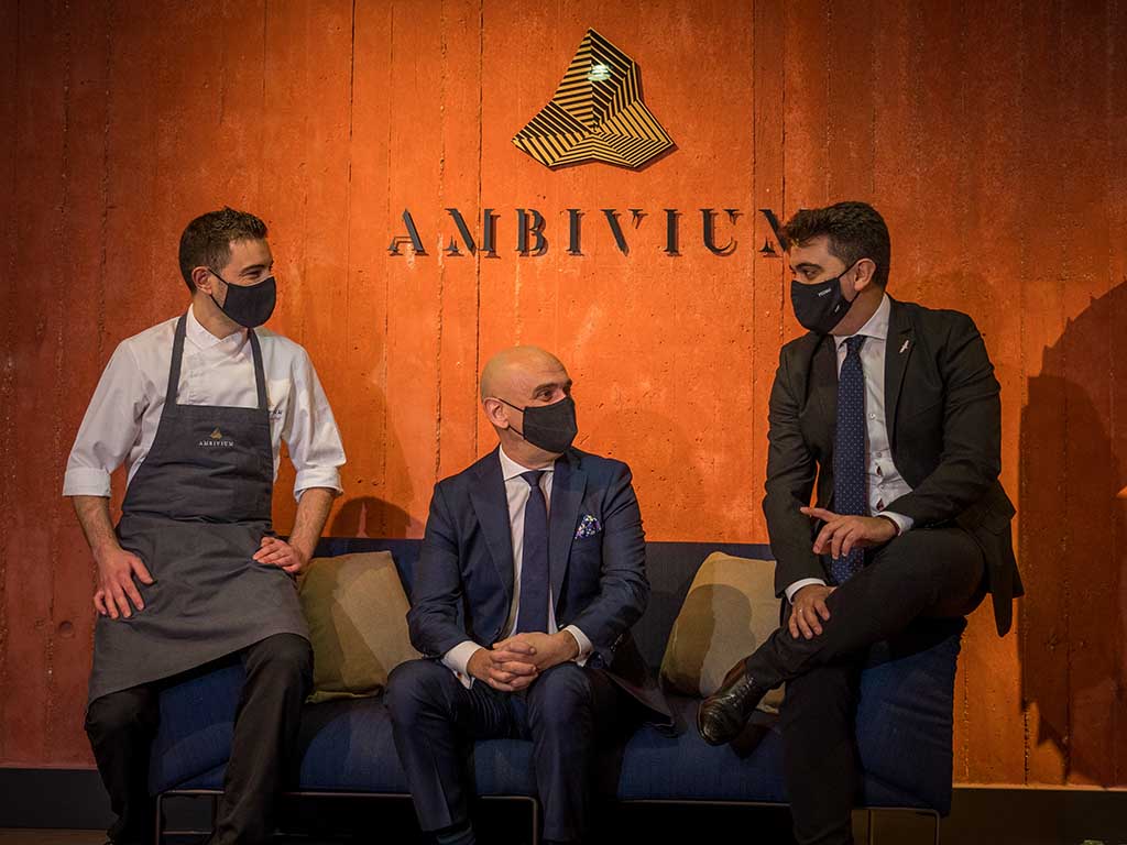 Cristóbal Muñoz, David Robledo y Pedro Ruiz. / AMBIVIUM