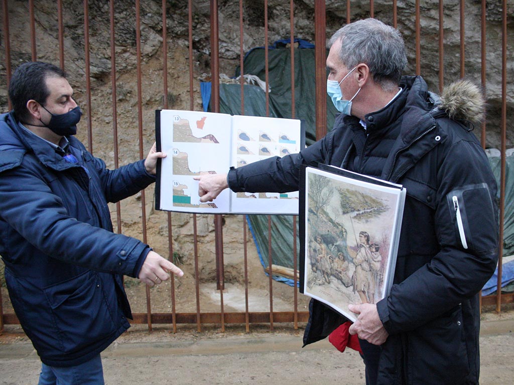 Un cerramiento para proteger a los últimos neandertales de Europa 2 Cerramiento del yacimiento Abrigo del Molino