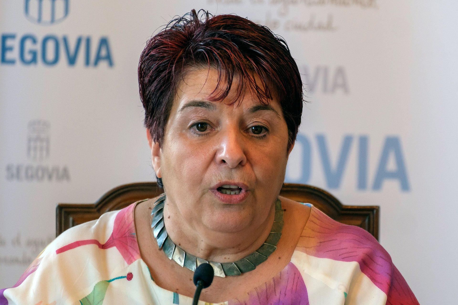 La alcaldesa de Segovia, Clara Luquero. / KAMARERO