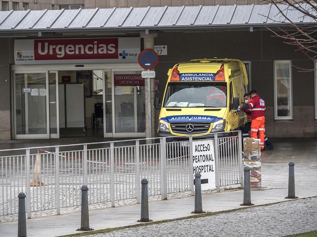 Entrada de Urgencias del Hospital General. /E. A.