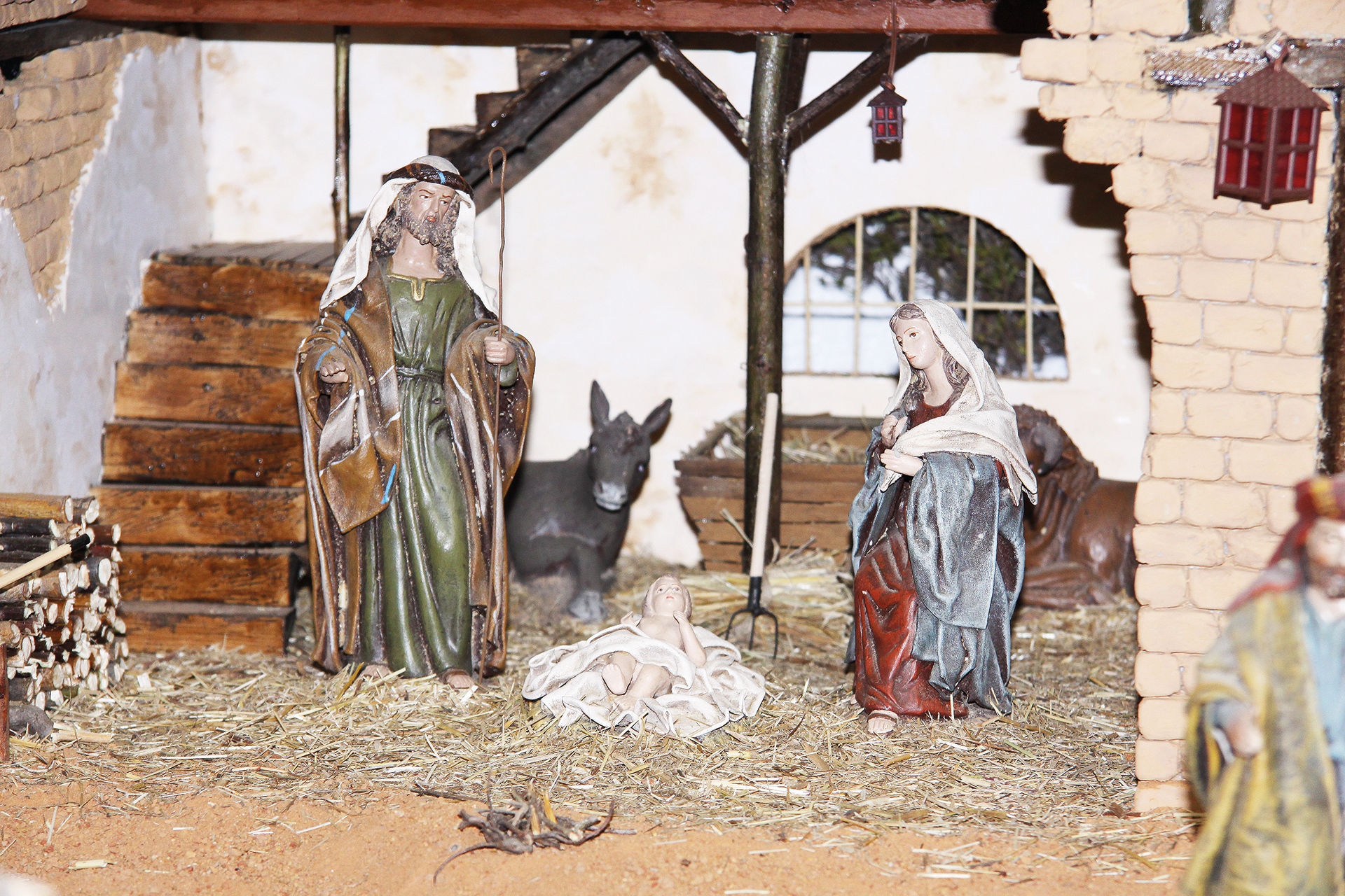 Nacimiento expuesto en la iglesia de Ntra. Sra. del Manto. Año 2012. LAURA HERRERO.