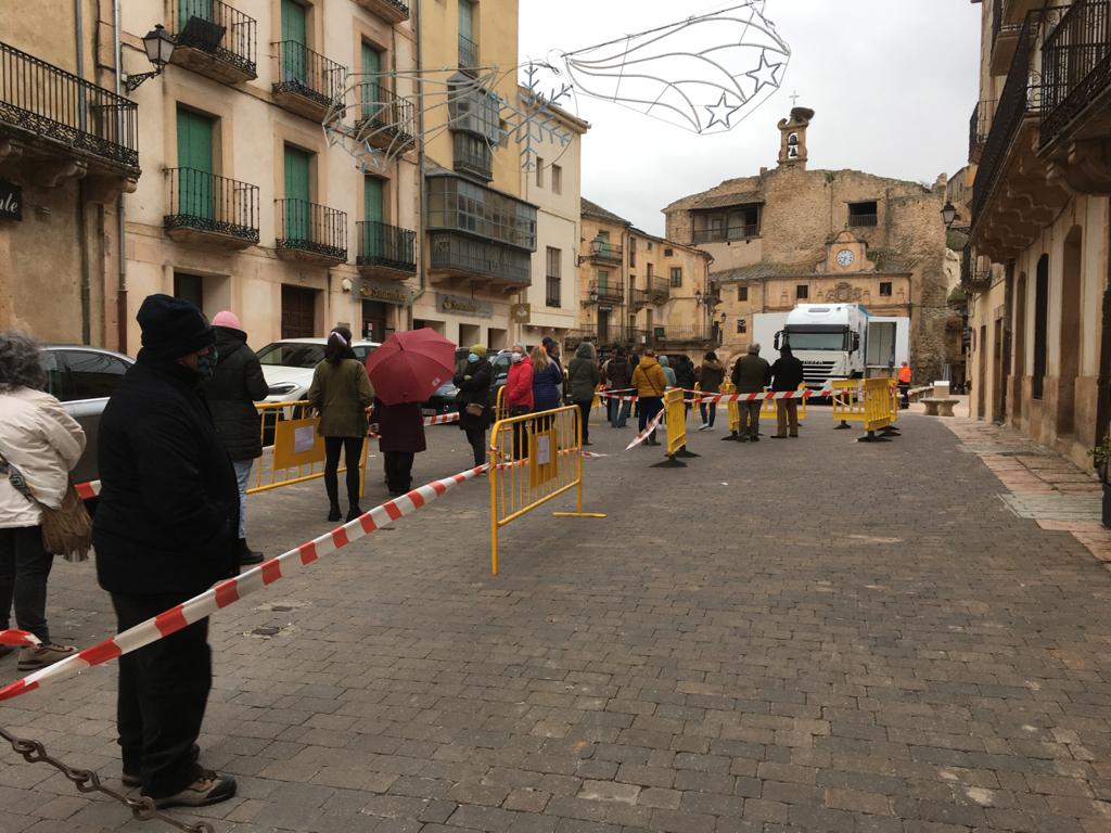 Arranca el cribado en Sepúlveda en una jornada marcada por la expectación de sus vecinos 1 Cribado en Sepúlveda