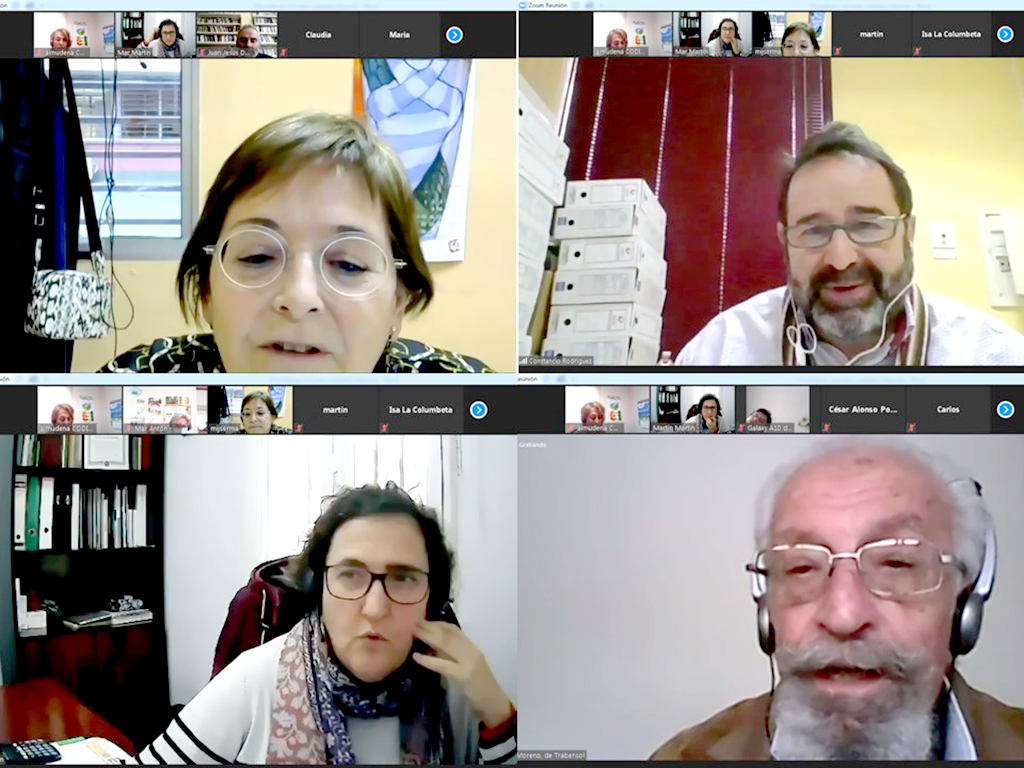 El encuentro se desarrolló en formato virtual por las circunstancias sanitarias. / EL ADELANTADO