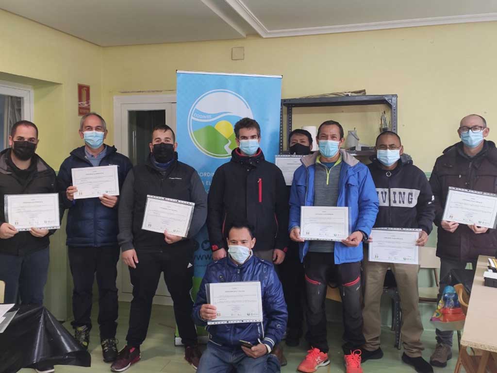 Participantes en el curso de operario electricista en Ayllón. / EL ADELANTADO