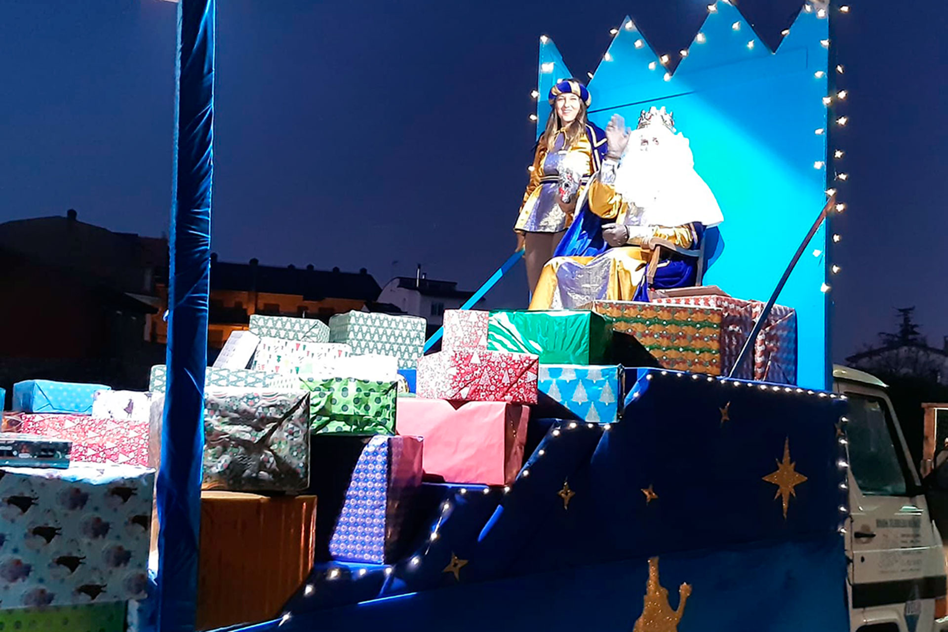 Cabalgata de El Espinar del año pasado organizada por la Peña el Tocón. / E.R.