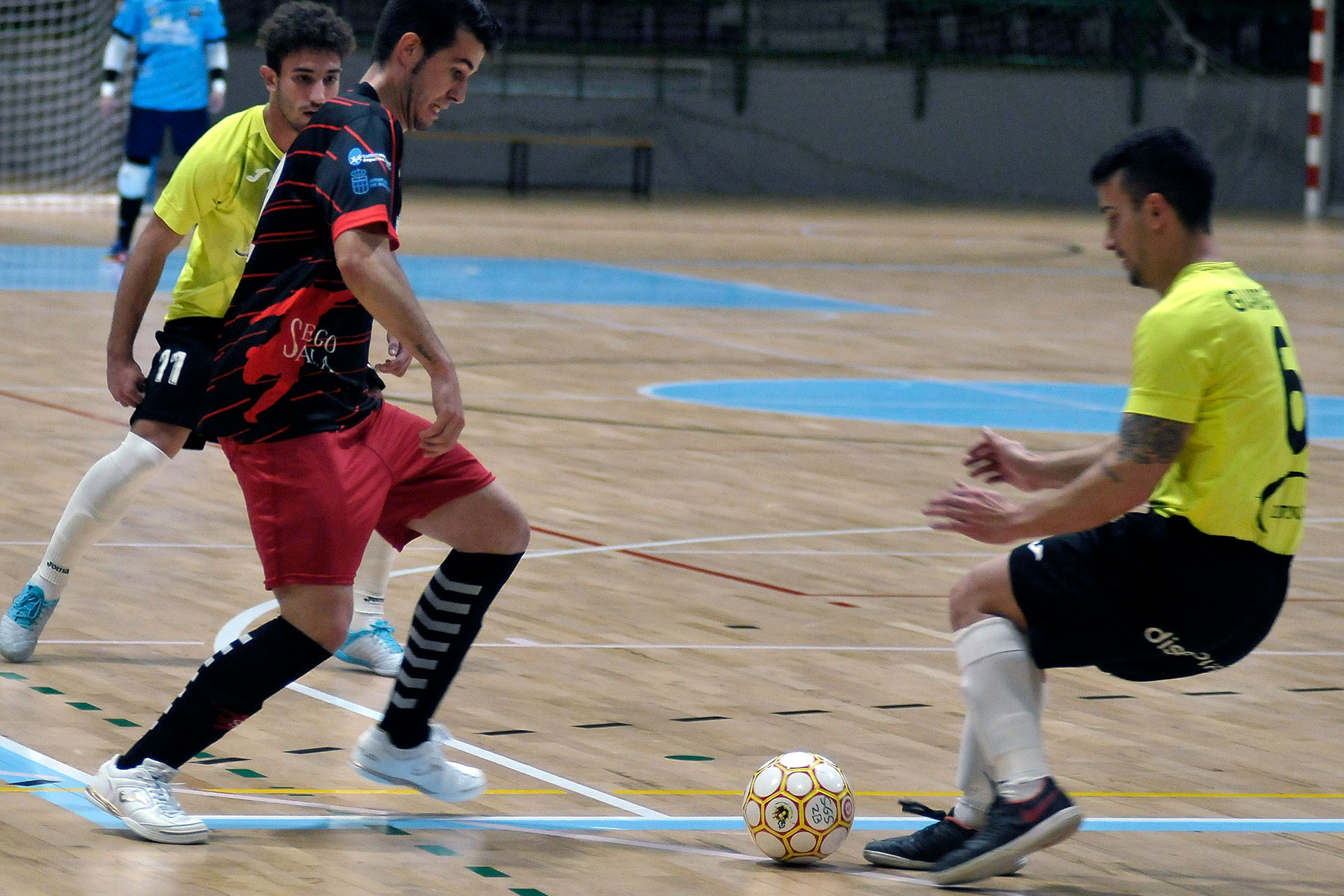 Imagen de un encuentro jugado por el Segosala./ JUAN MARTÍN