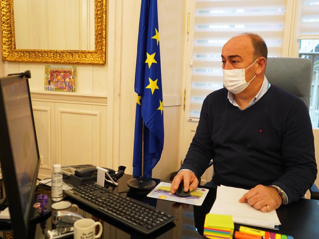 El presidente de la Diputación de Segovia, Miguel Ángel de Vicente. / EL ADELANTADO