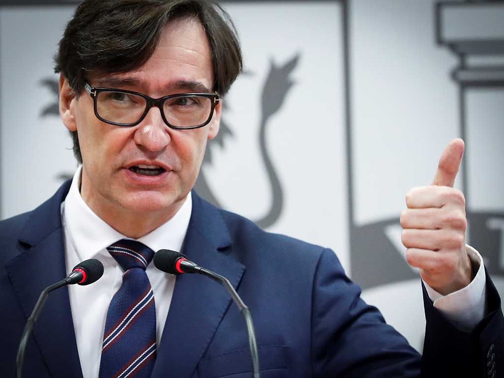 El ministro de Sanidad, Salvador Illa. EFE/Javier Etxezarreta