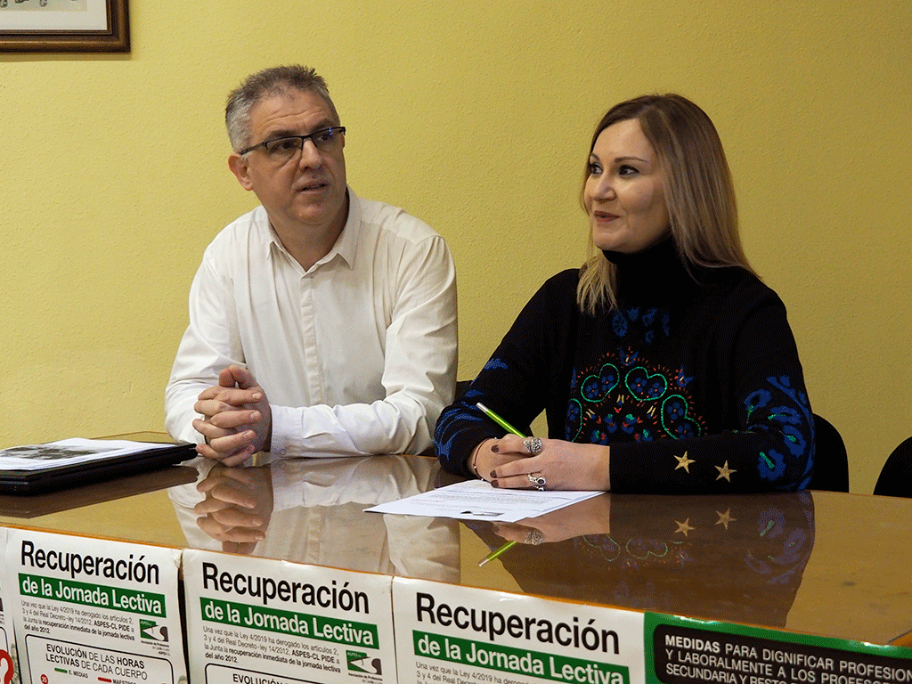 Francisco Revenga de la Rica, presidente de Aspes Castilla y León en Segovia, en un rueda de prensa. / KAMARERO