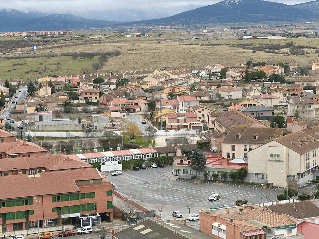 Vista panorámica de parte de la localidad segoviana de La Lastrilla. /E.A.