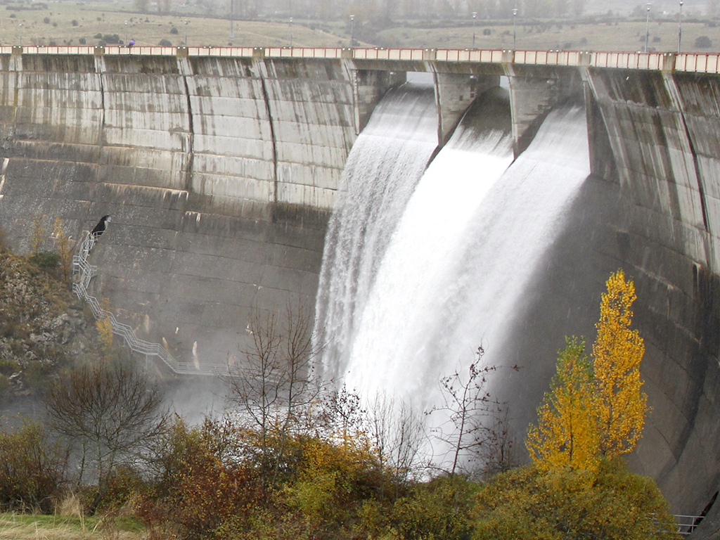 El embalse de El Pontón Alto. / NEREA LLORENTE