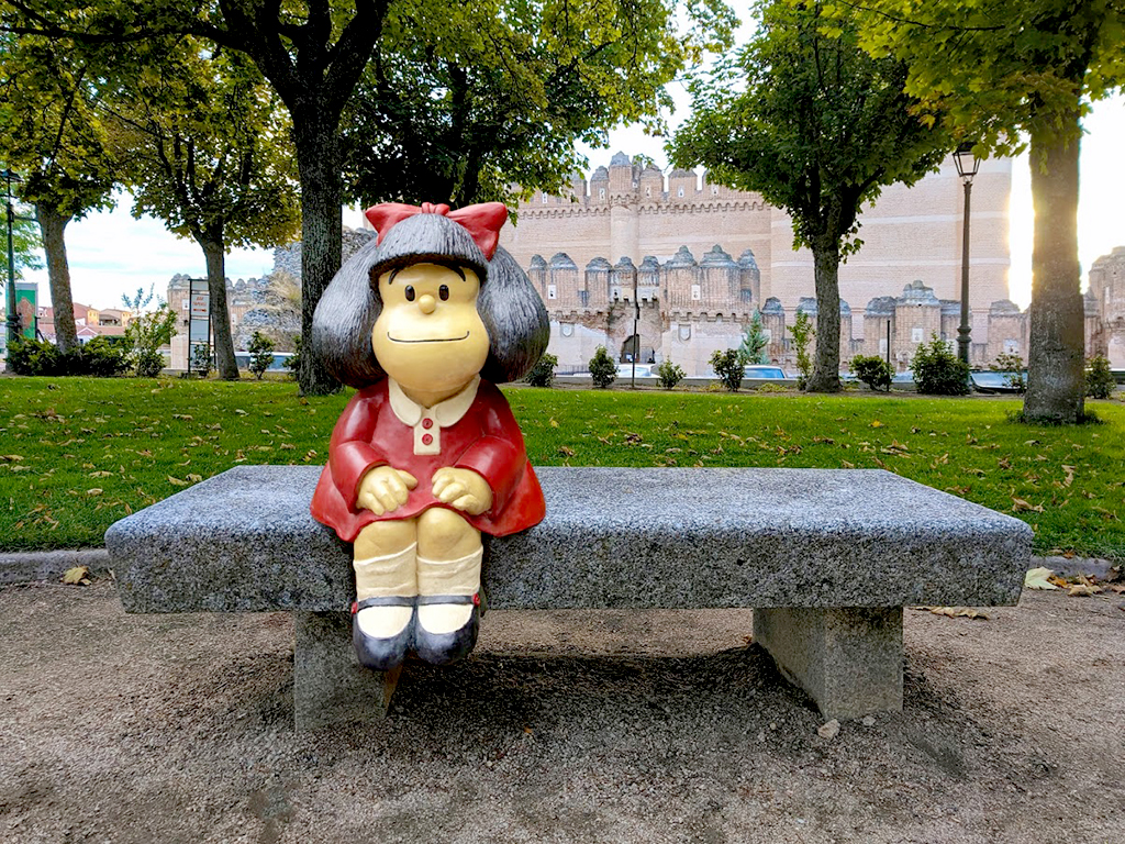 Mafalda, Los Tres Cerditos o Los Picapiedra son algunos de los personajes que ya han ‘visitado’ la localidad. / David Rubio