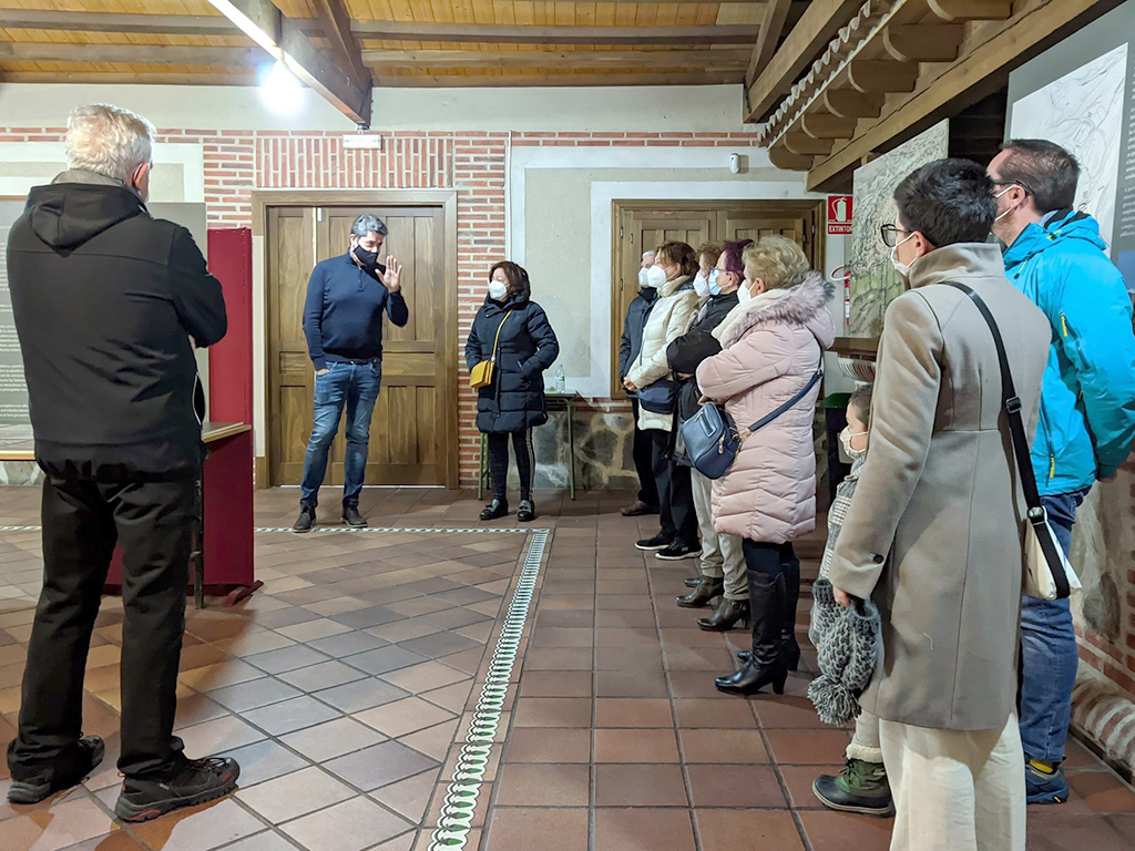 Momentos de la inauguración de la exposición.  / David Rubio