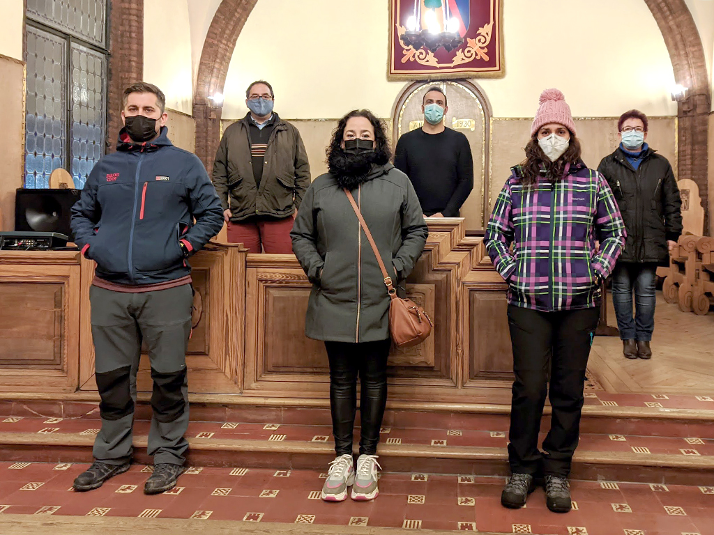 Ganadores del concurso junto a los organizadores. / David Rubio