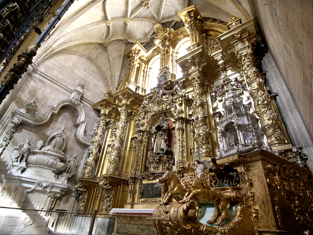 Retablo de la capilla de San Antón y sepulcro del Obispo Idiáquez. Nerea Llorente.