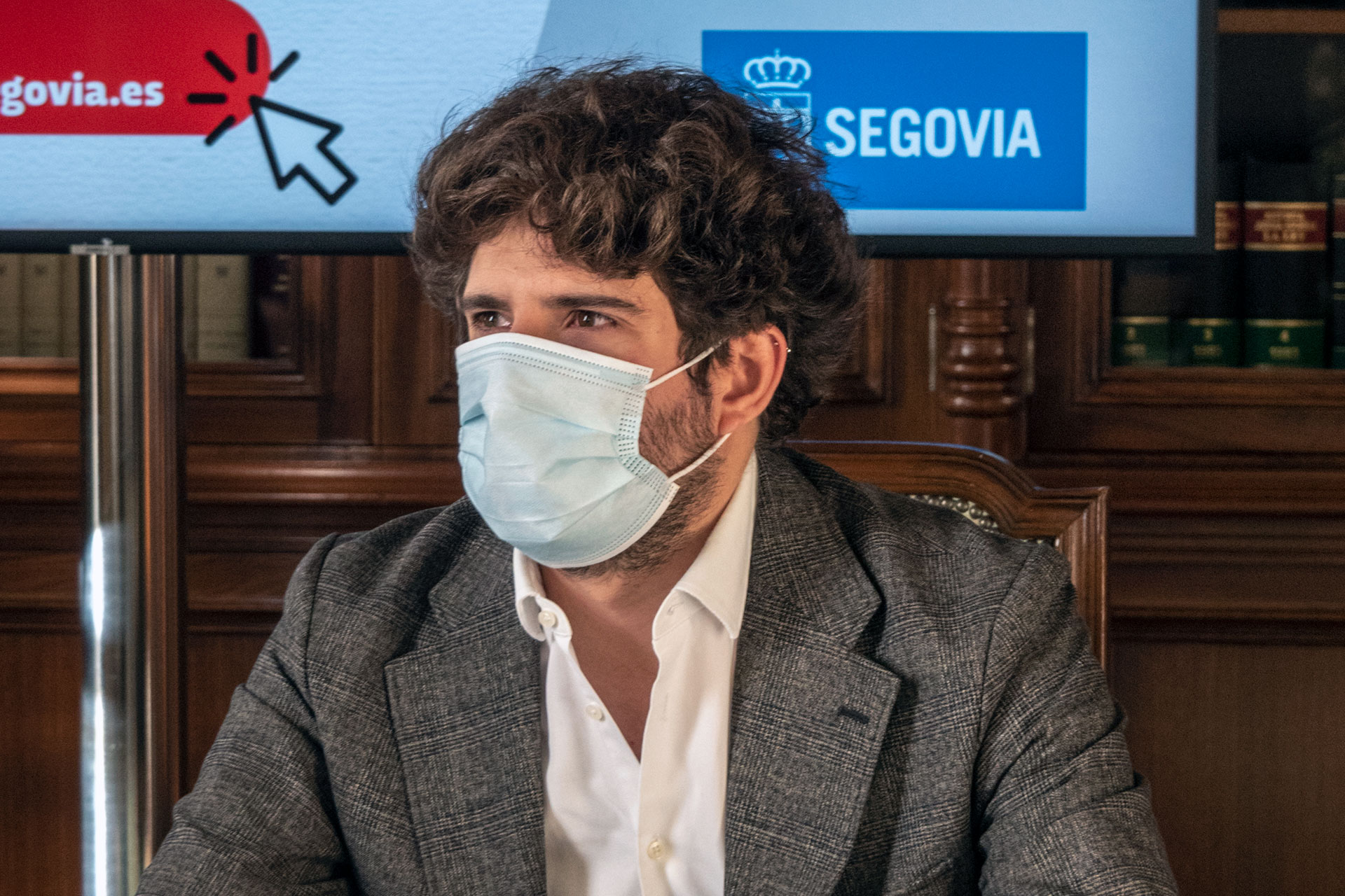 El concejal Alberto Espinar. / KAMARERO