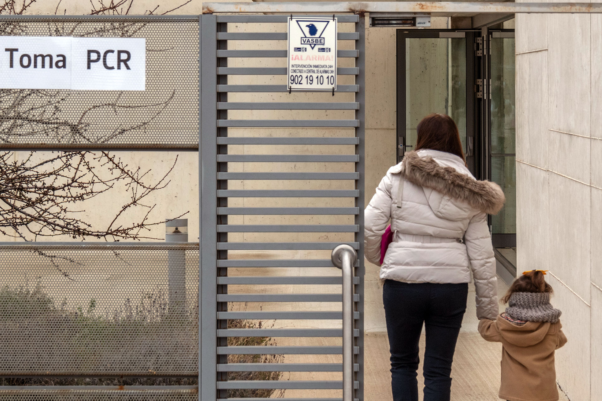 Punto para pruebas del Covid para escolares. / KAMARERO