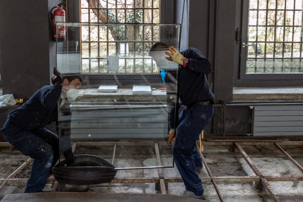 Comienzan las reparaciones de daños por la crecida del Eresma en Segovia 3 Casa Moneda Obras Inundaciones KAM5921