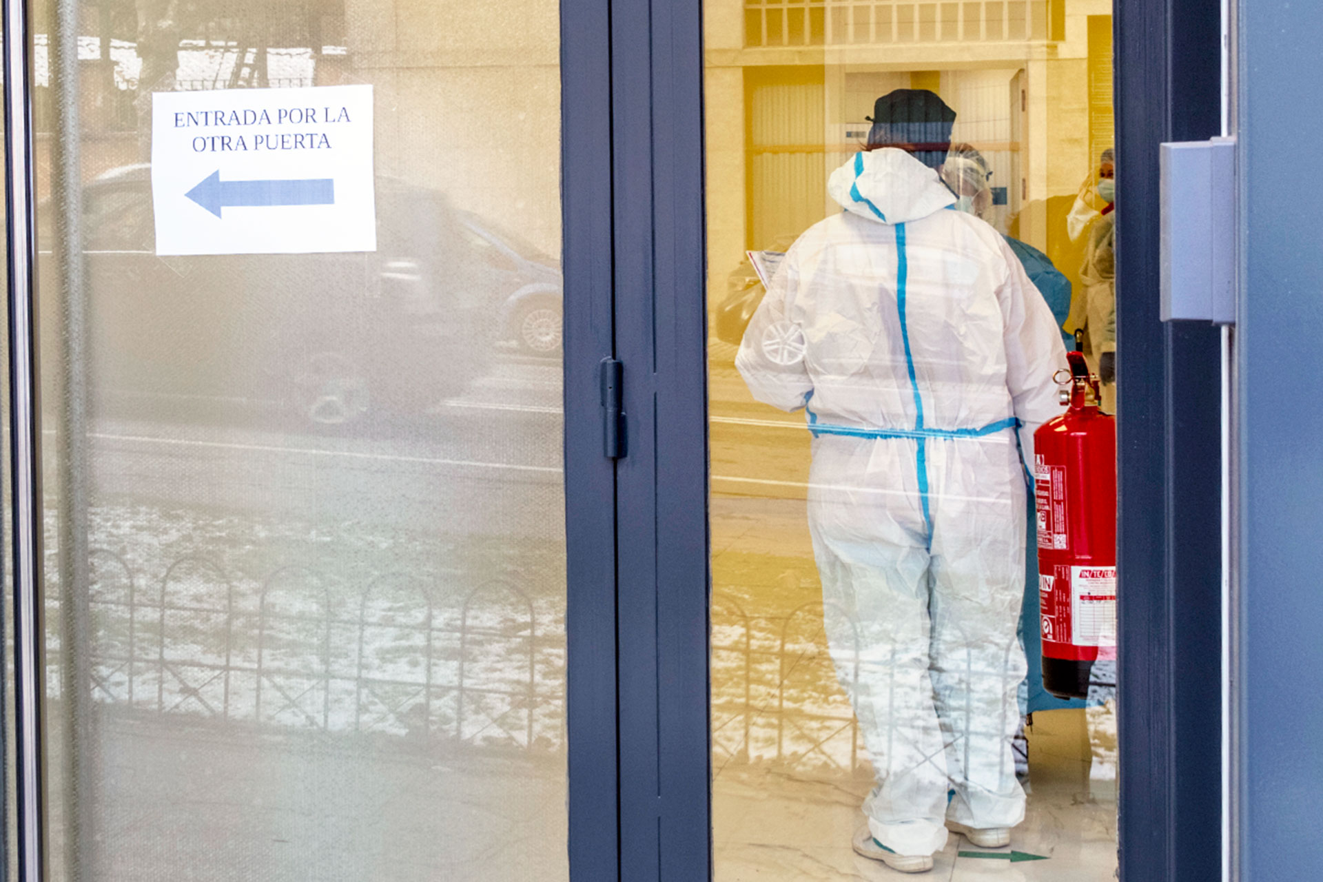 El local del nuevo centro Covid dispone de 200 metros cuadrados para realizar las consultas y diagnósticos. / KAMARERO