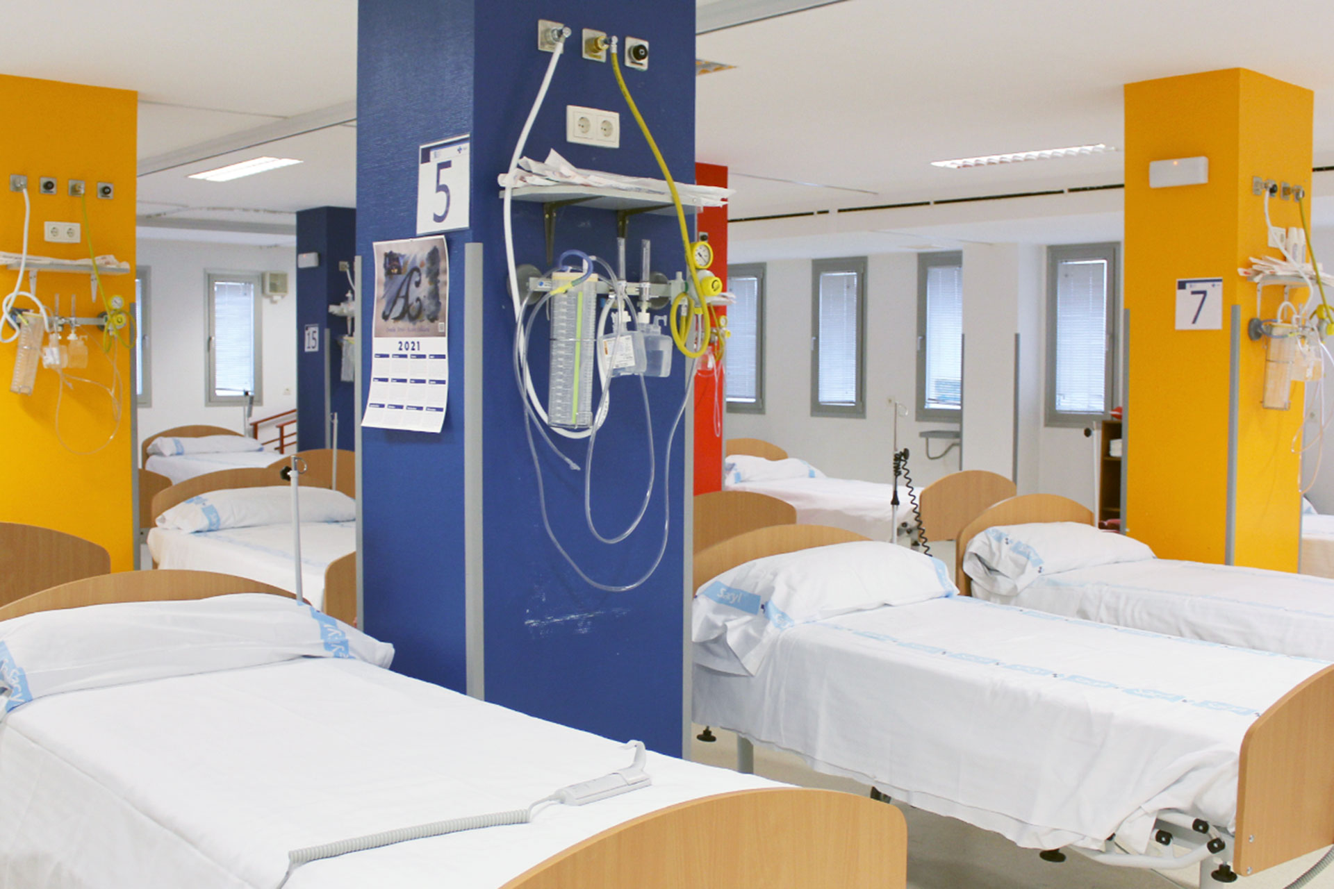 Los ingresos por Covid-19 han hecho aumentar la presión asistencial del Hospital en las últimas semanas.