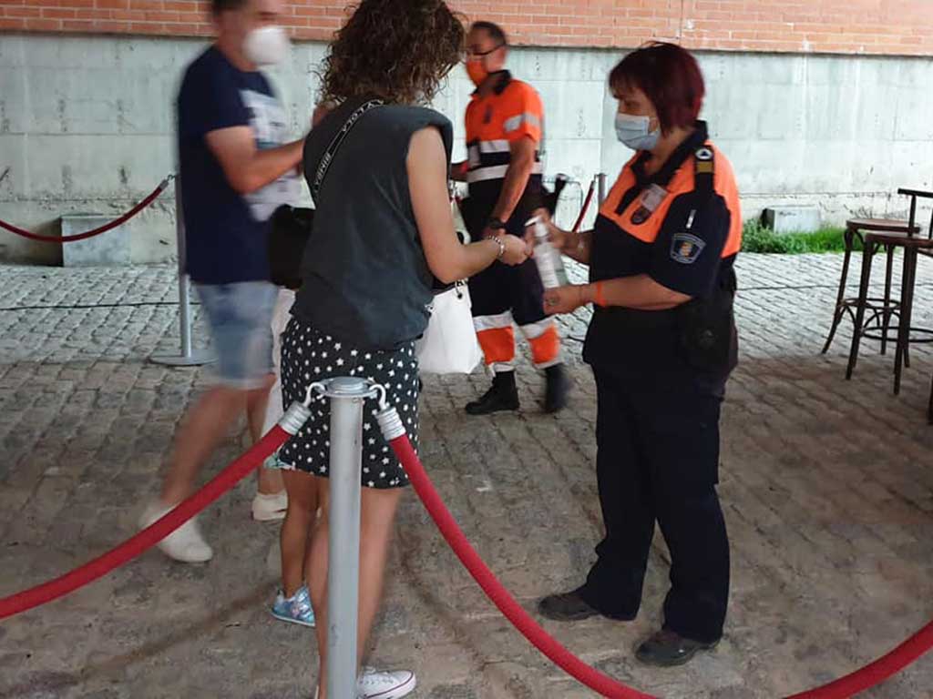 Medidas de protección en 'Los veranos del Pidal' de El Espinar. / E.R.